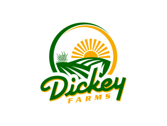 Dickey Farms logo design by GassPoll