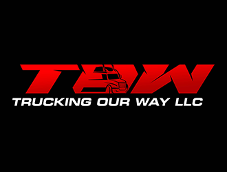 TRUCKING OUR WAY LLC logo design by 3Dlogos