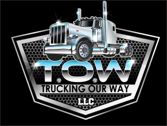 TRUCKING OUR WAY LLC logo design by bosbejo