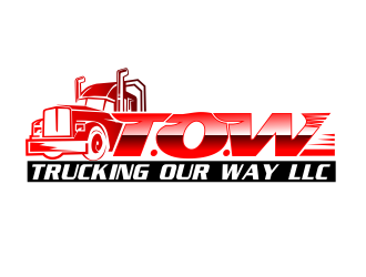 TRUCKING OUR WAY LLC logo design by bosbejo