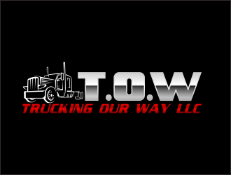 TRUCKING OUR WAY LLC logo design by bosbejo