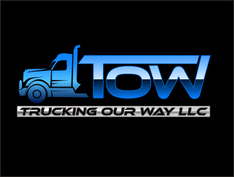 TRUCKING OUR WAY LLC logo design by bosbejo