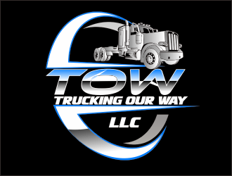 TRUCKING OUR WAY LLC logo design by bosbejo