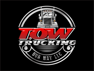 TRUCKING OUR WAY LLC logo design by bosbejo