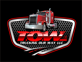 TRUCKING OUR WAY LLC logo design - 48hourslogo.com