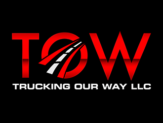 TRUCKING OUR WAY LLC logo design by 3Dlogos