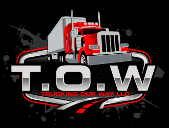 TRUCKING OUR WAY LLC logo design by AamirKhan