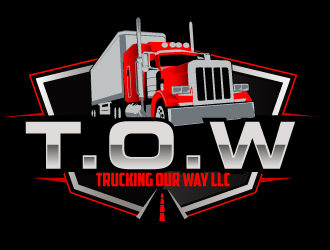 TRUCKING OUR WAY LLC logo design by AamirKhan