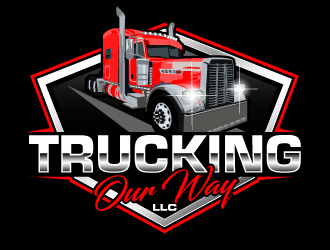 TRUCKING OUR WAY LLC logo design by AamirKhan