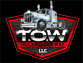 TRUCKING OUR WAY LLC logo design by bosbejo