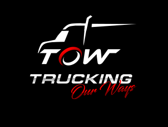 TRUCKING OUR WAY LLC logo design by Rossee