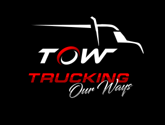 TRUCKING OUR WAY LLC logo design by Rossee