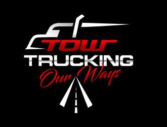 TRUCKING OUR WAY LLC logo design by Rossee