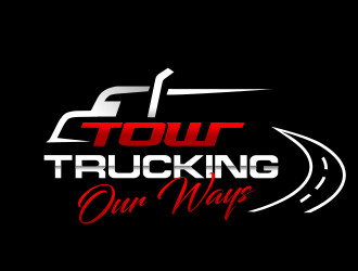 TRUCKING OUR WAY LLC logo design by Rossee