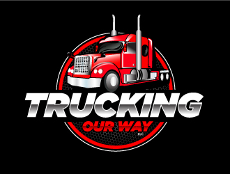 TRUCKING OUR WAY LLC logo design by Suvendu