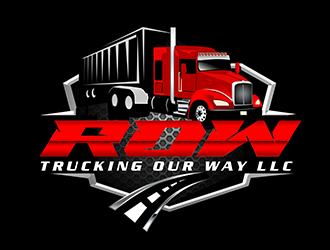 TRUCKING OUR WAY LLC logo design by 3Dlogos