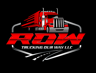 TRUCKING OUR WAY LLC logo design by 3Dlogos