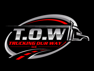 TRUCKING OUR WAY LLC logo design by jaize