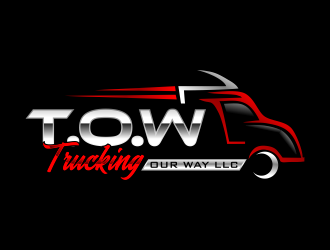 TRUCKING OUR WAY LLC logo design by done