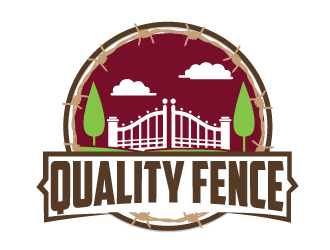 Quality Fence  logo design by AamirKhan