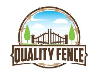 Quality Fence  logo design by AamirKhan