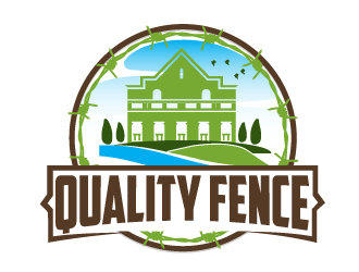 Quality Fence  logo design by AamirKhan