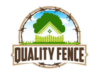 Quality Fence  logo design by AamirKhan