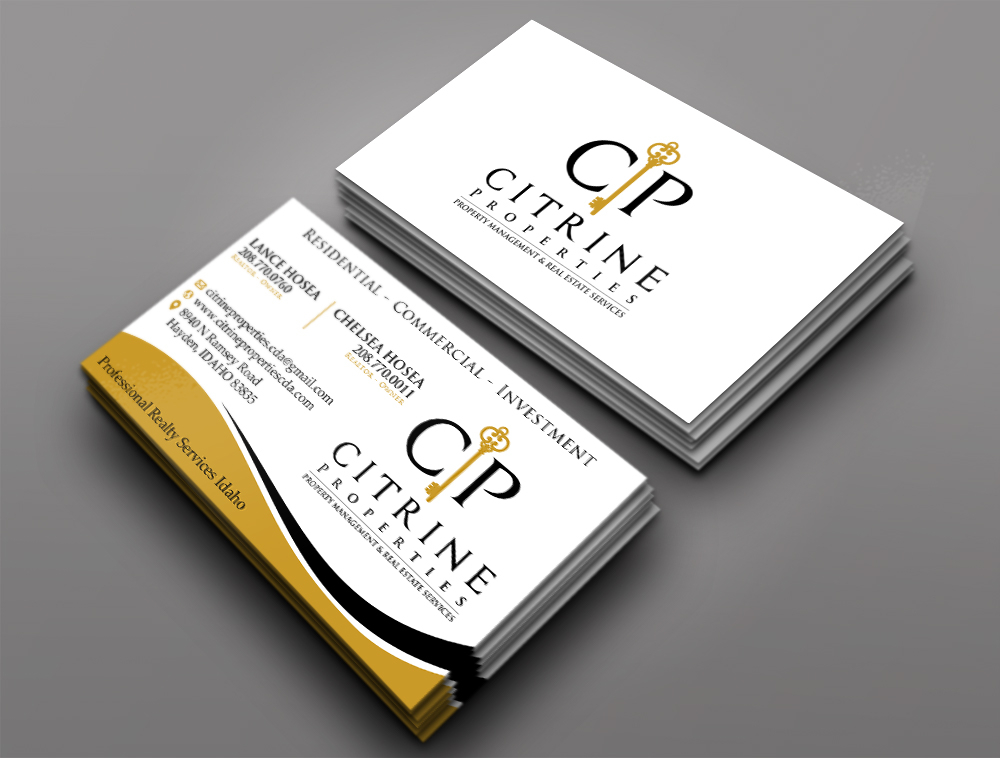 Citrine Properties logo design by Niqnish