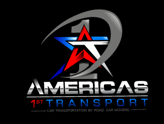 Americas 1st Transport logo design by Suvendu