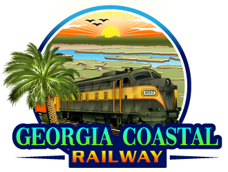 Georgia Coastal Railway logo design by Suvendu