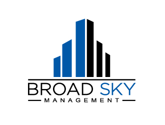 Broad Sky Management logo design by Sandip