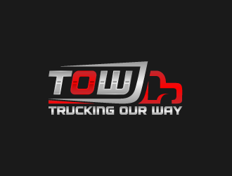 TRUCKING OUR WAY LLC logo design by fastIokay