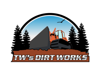 TW’s Dirt Works  logo design by Kruger