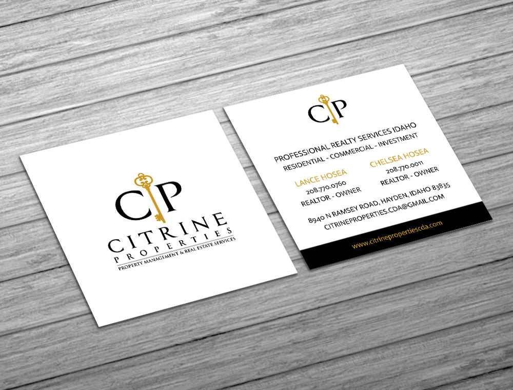 Citrine Properties logo design by fritsB