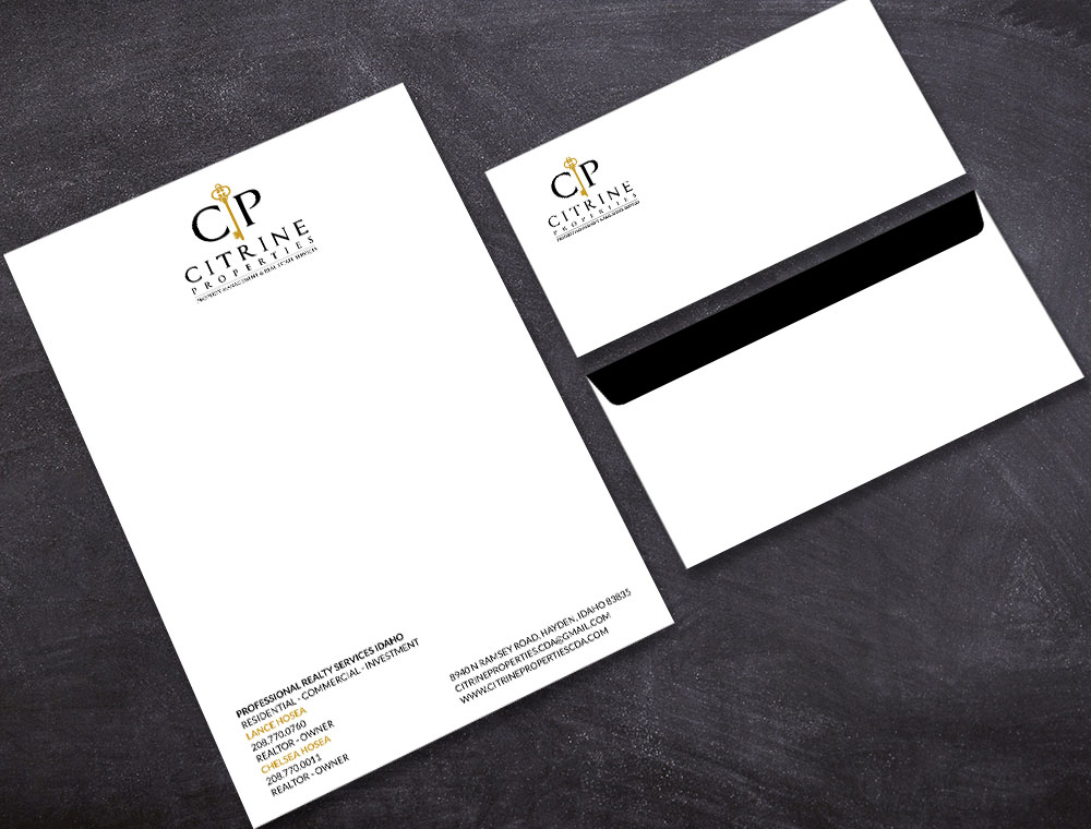 Citrine Properties logo design by fritsB