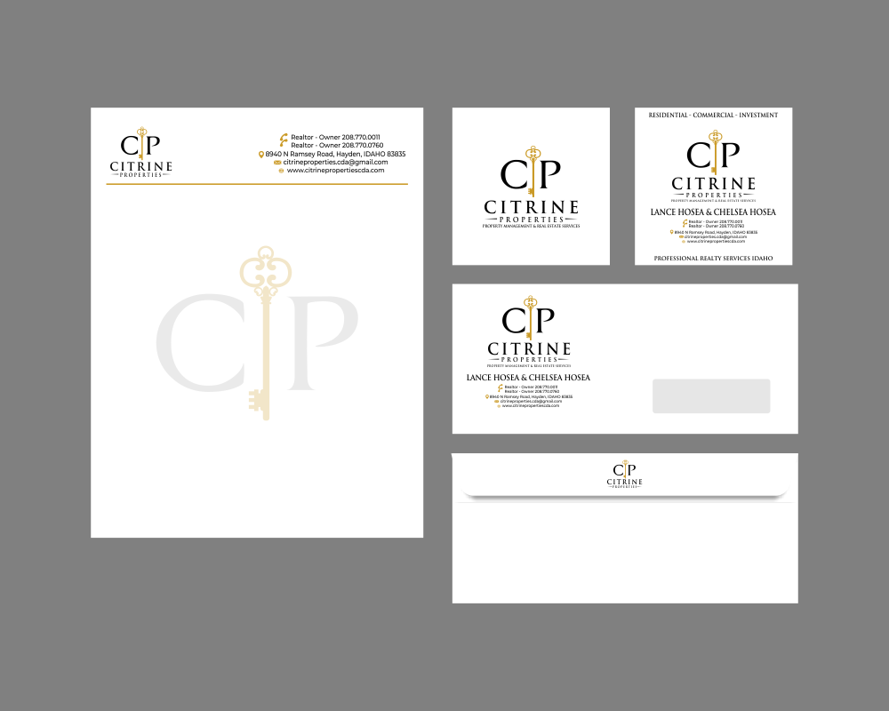 Citrine Properties logo design by done