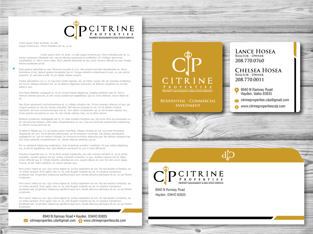 Citrine Properties logo design by jaize