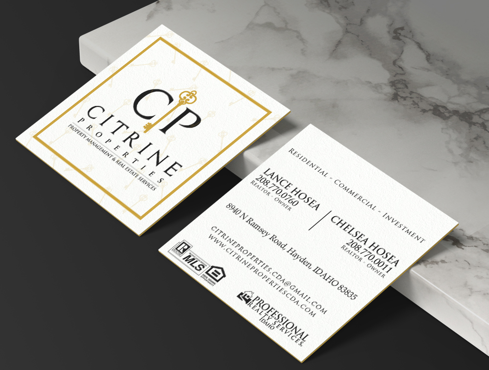 Citrine Properties logo design by Niqnish