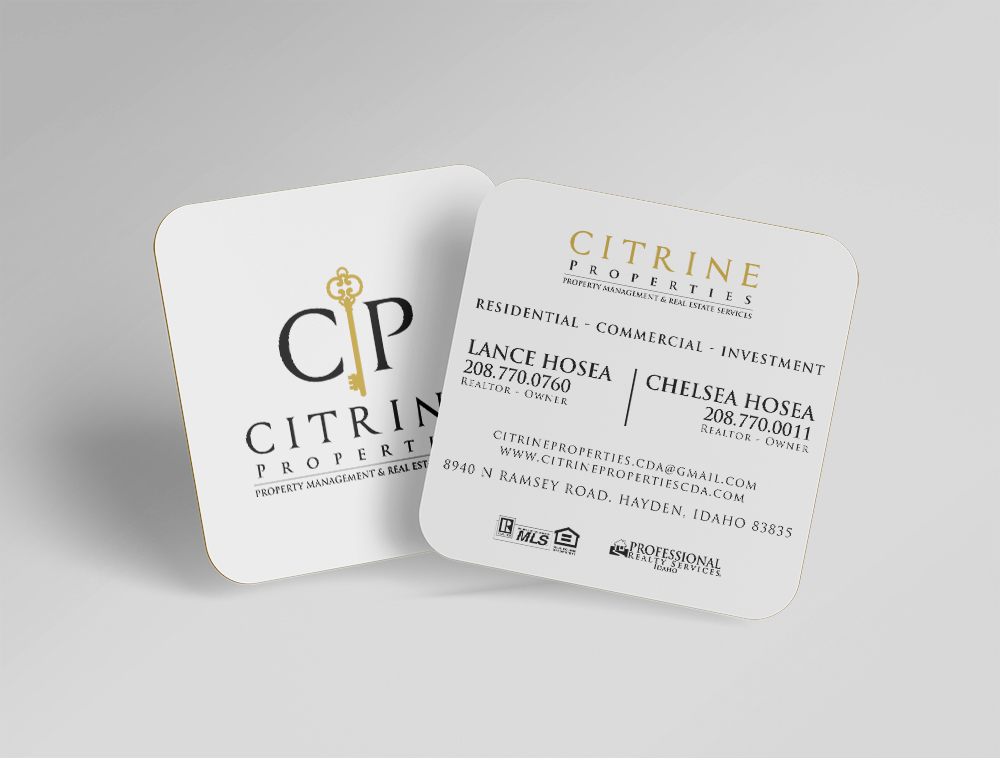 Citrine Properties logo design by Niqnish