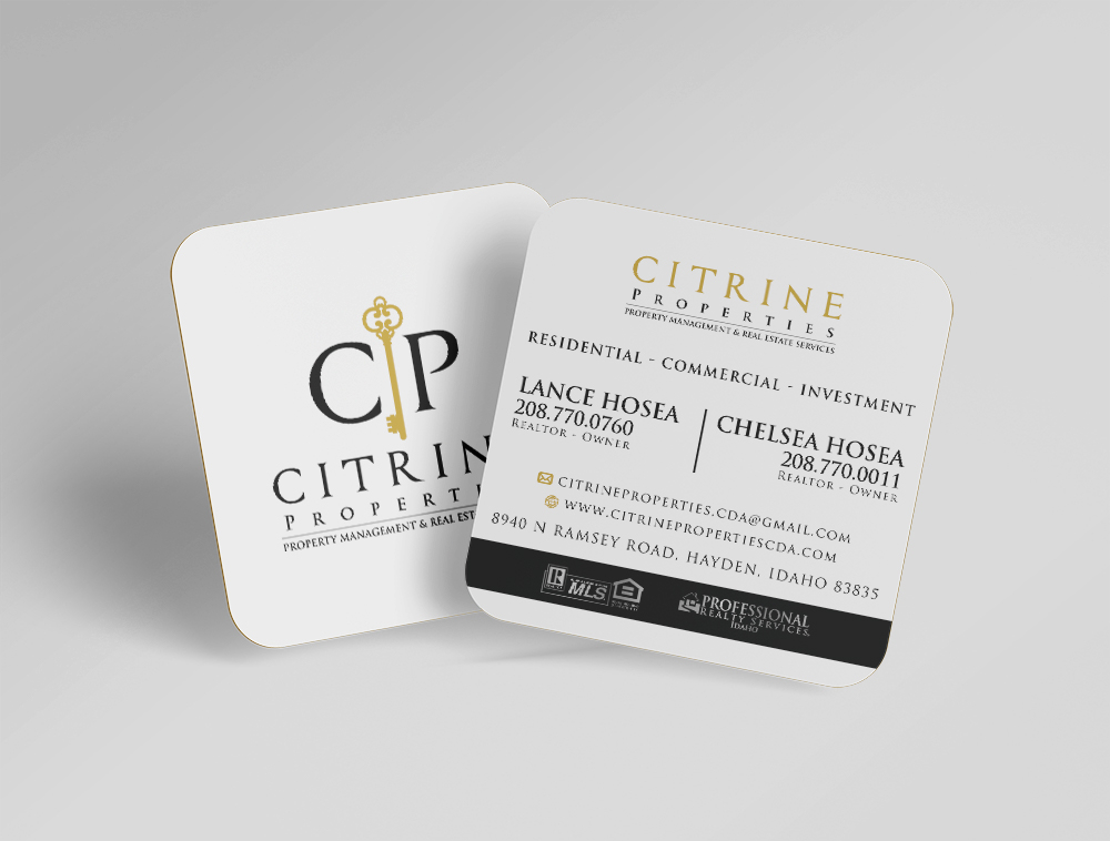 Citrine Properties logo design by Niqnish