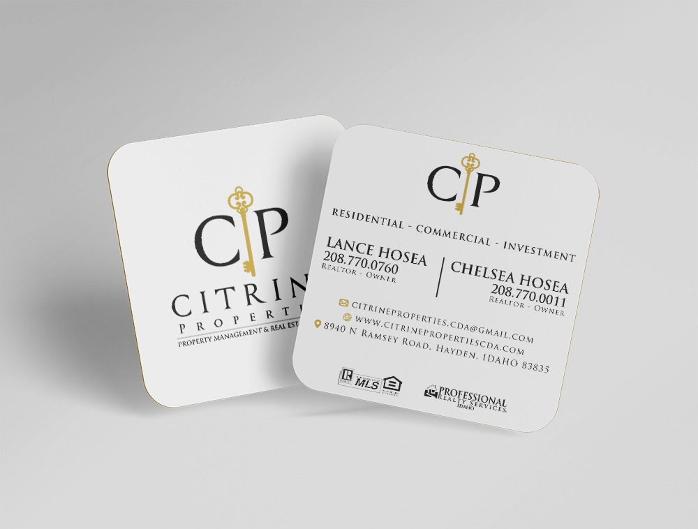 Citrine Properties logo design by Niqnish