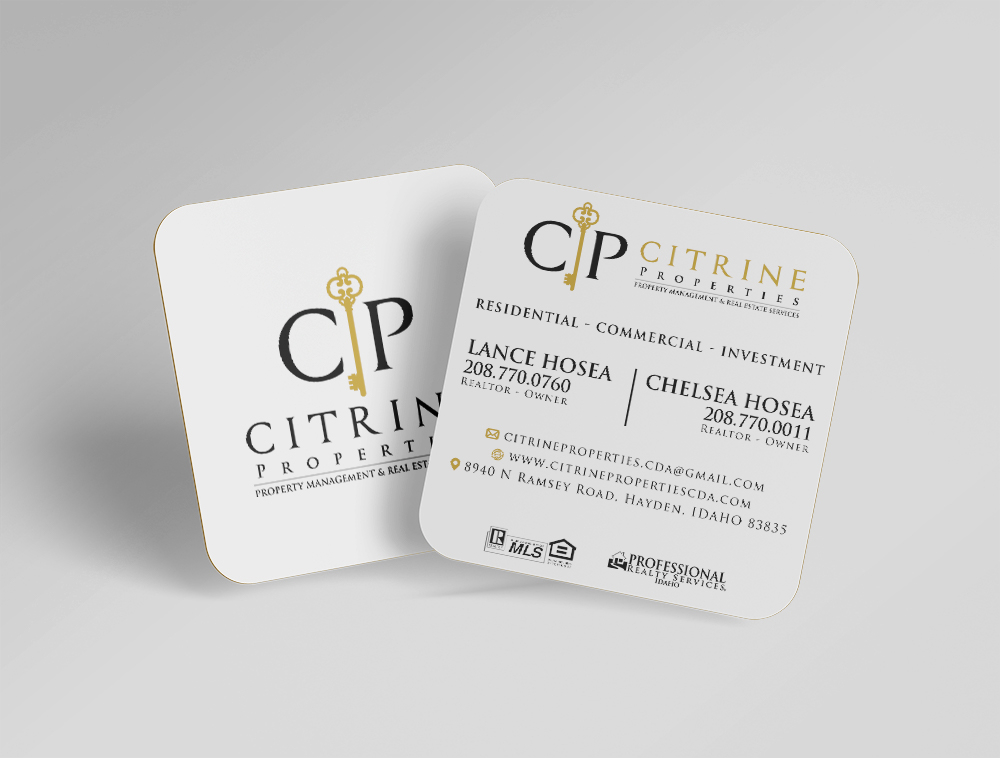 Citrine Properties logo design by Niqnish