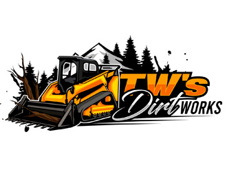 TW’s Dirt Works  logo design by DreamLogoDesign