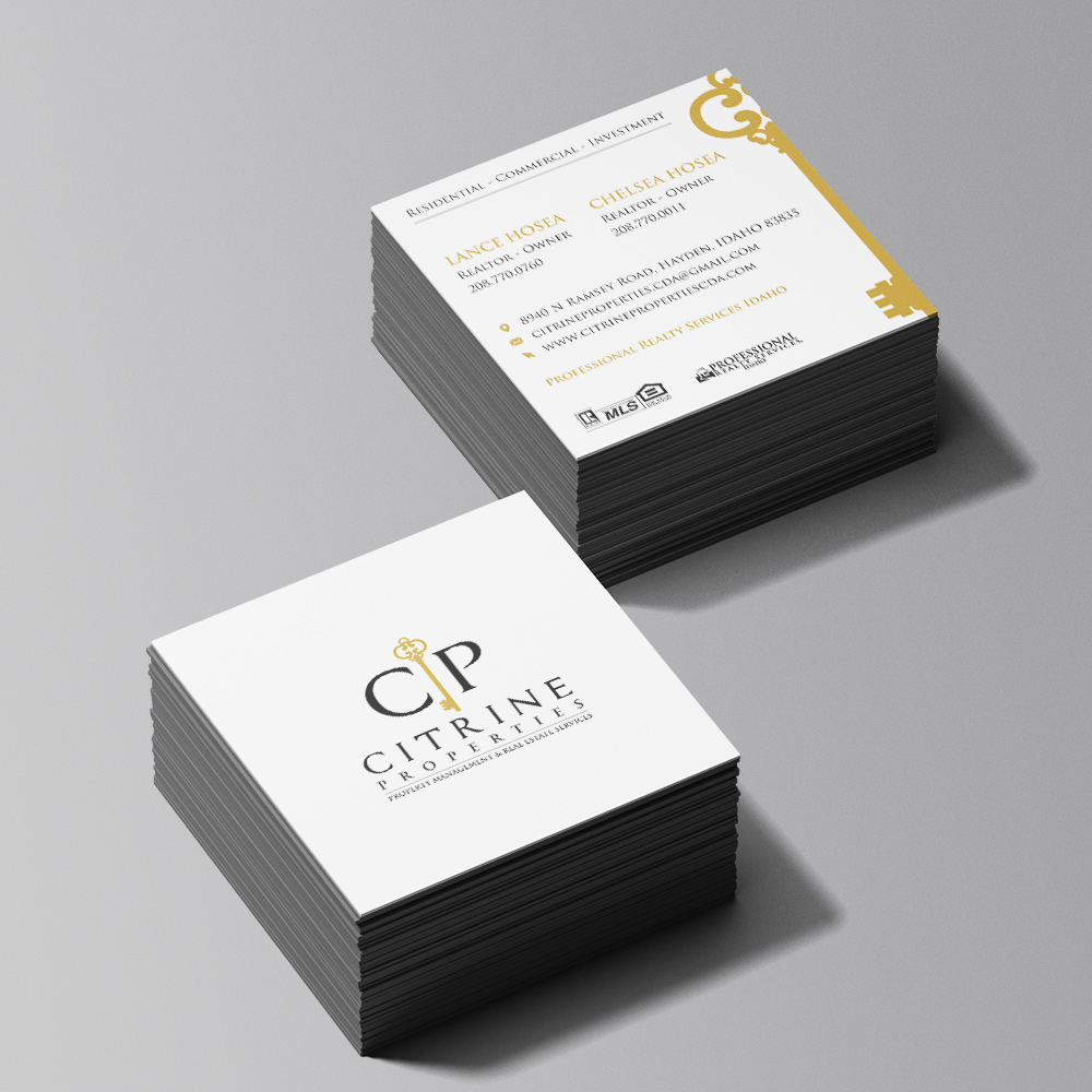 Citrine Properties logo design by Frenic