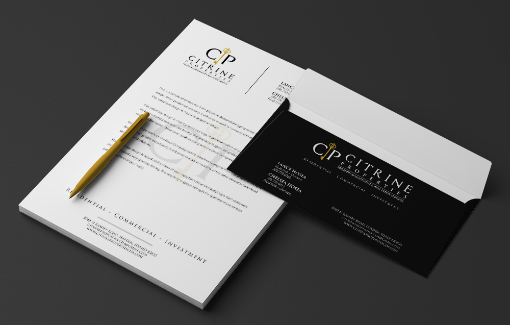 Citrine Properties logo design by Frenic