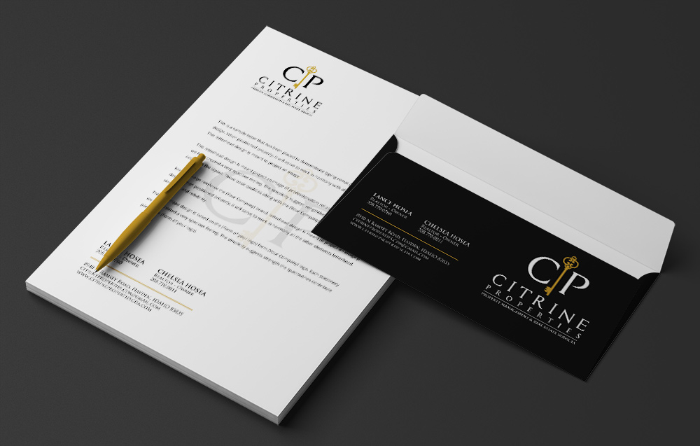 Citrine Properties logo design by Frenic