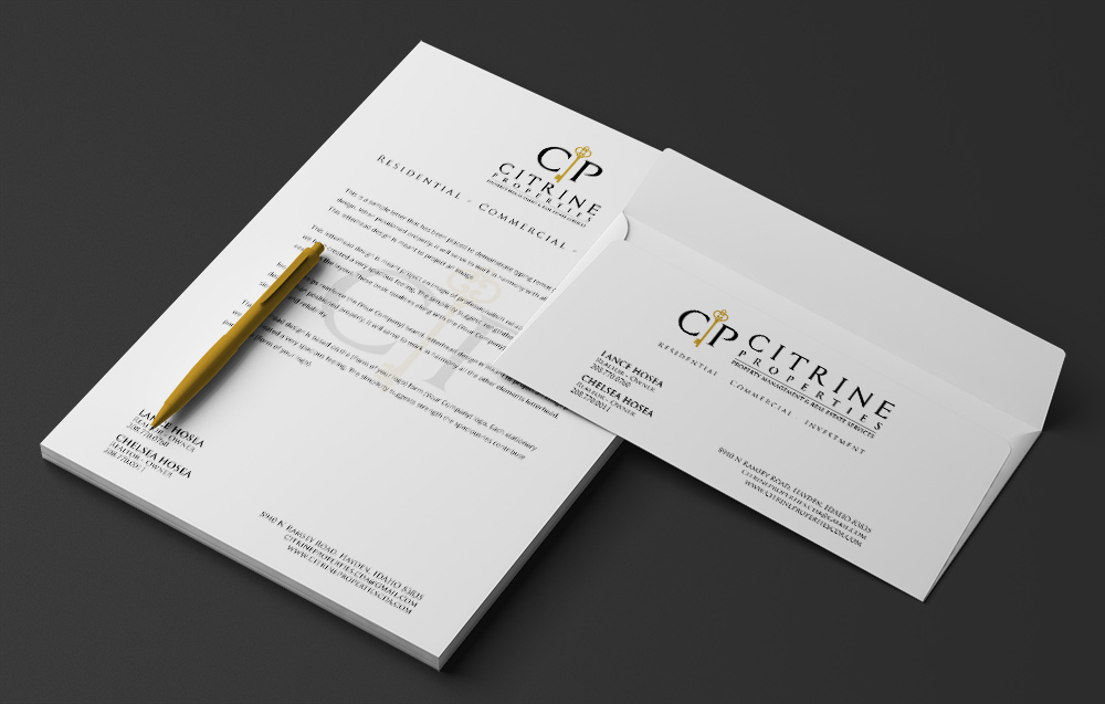 Citrine Properties logo design by Frenic