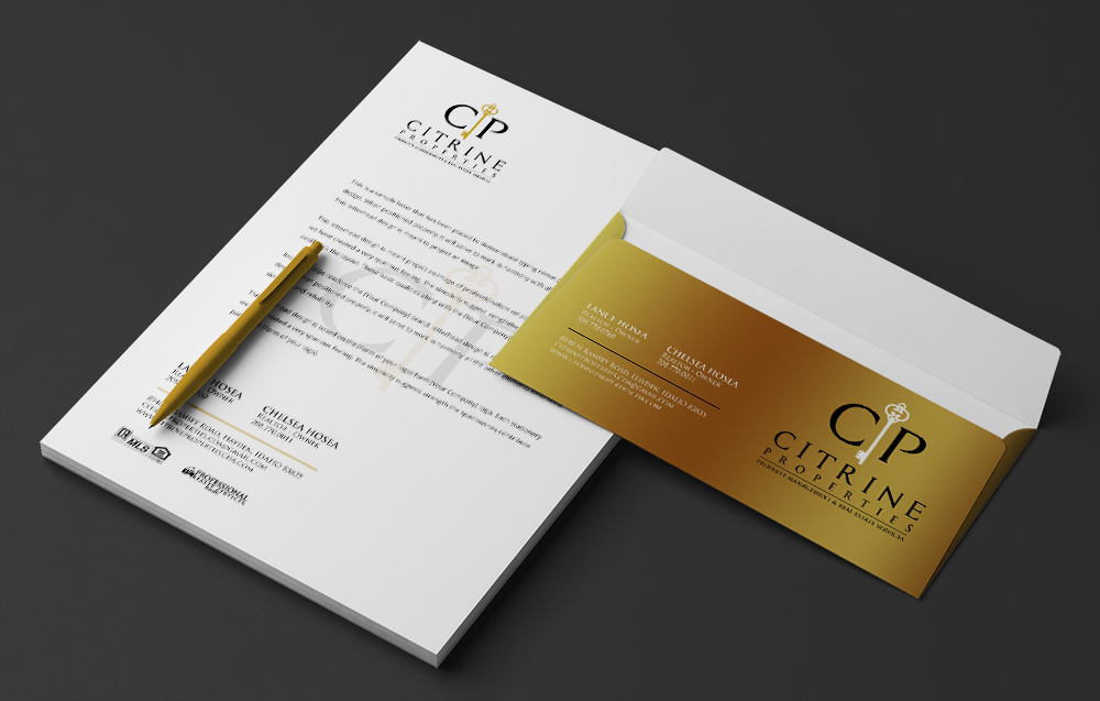 Citrine Properties logo design by Frenic