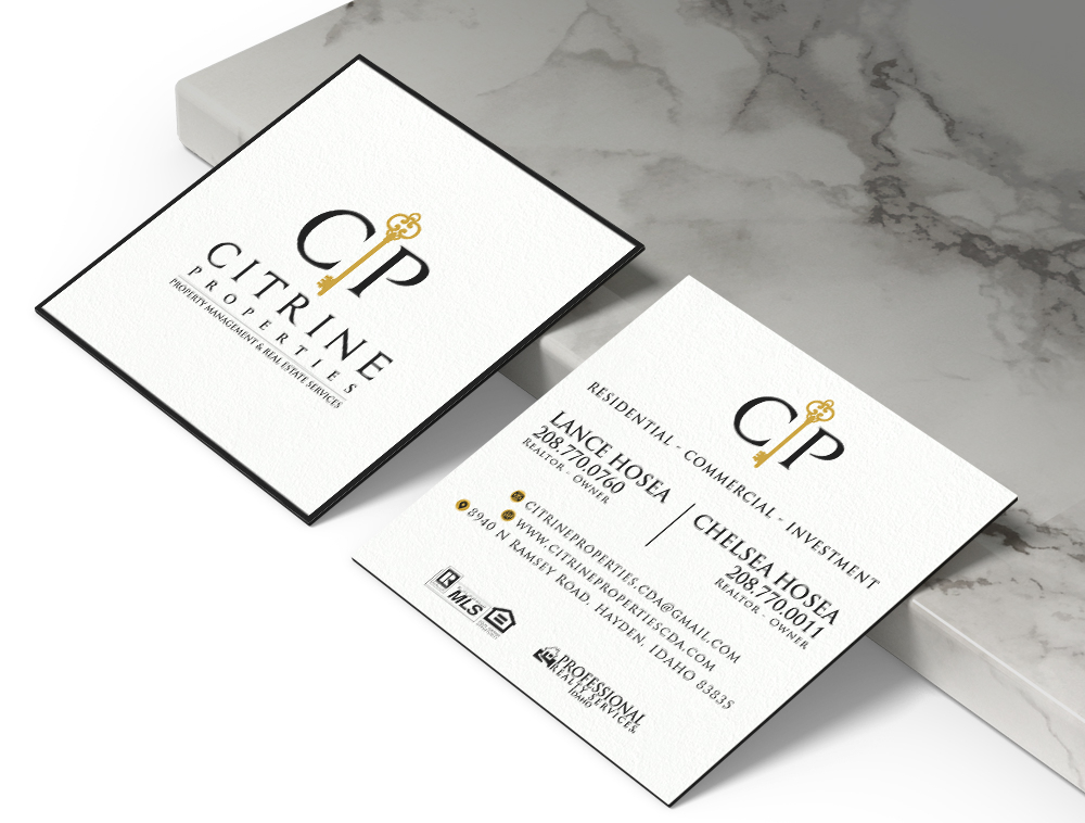 Citrine Properties logo design by Niqnish