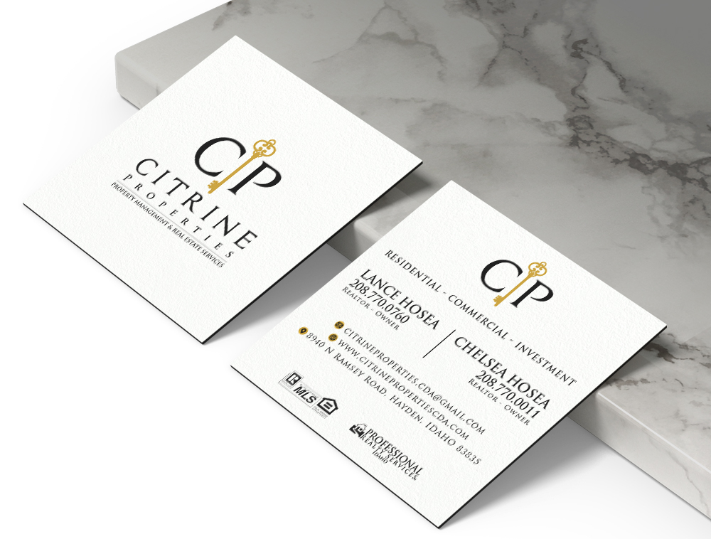 Citrine Properties logo design by Niqnish